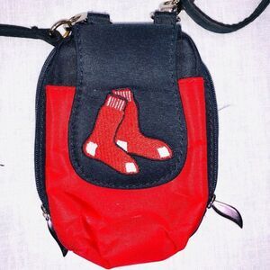 MLB Red Sox ProFANity Womens Purse Red Blue Shoulder Bag Cross Body